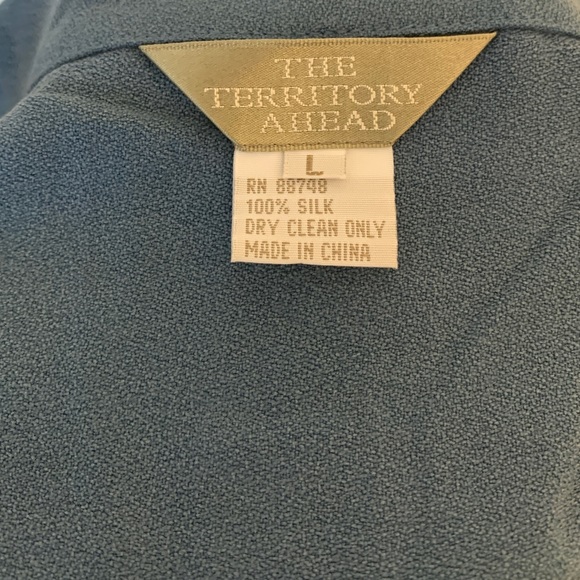 The Territory Ahead Silk Shirt Dress - Picture 5 of 5